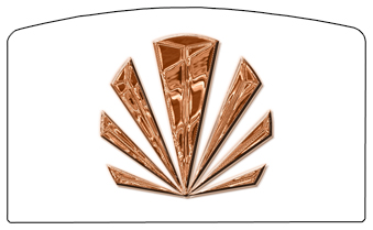 DACRO-602-CP-WT Copper Sunburst White